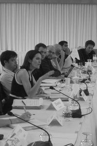 Scholars at a 2009 conference