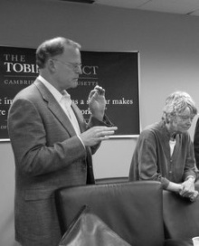 James Kloppenberg and Jenny Mansbridge at a 2010 meeting 